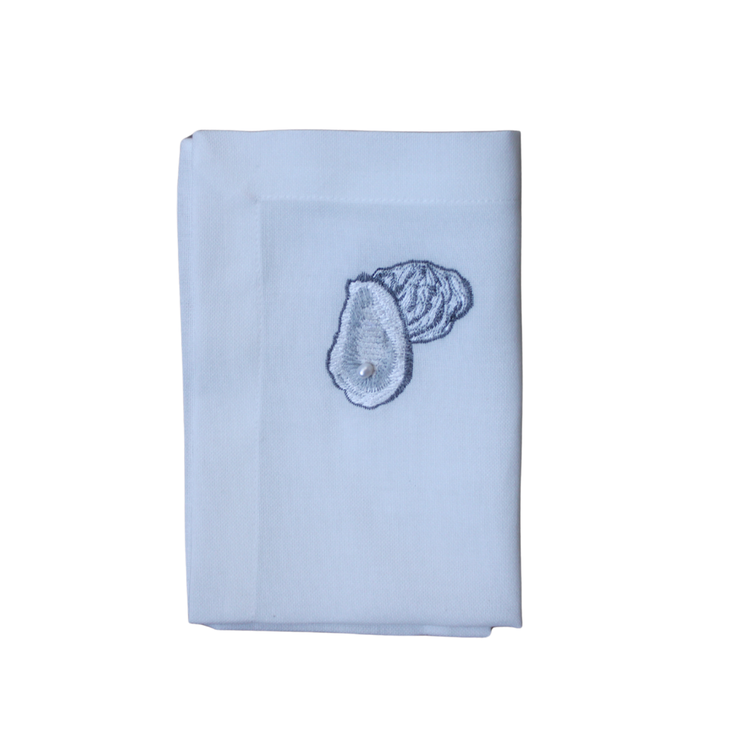 Servett med ostron och pärla