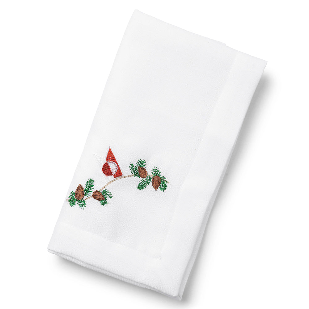 Julservett med grönländsk flagga