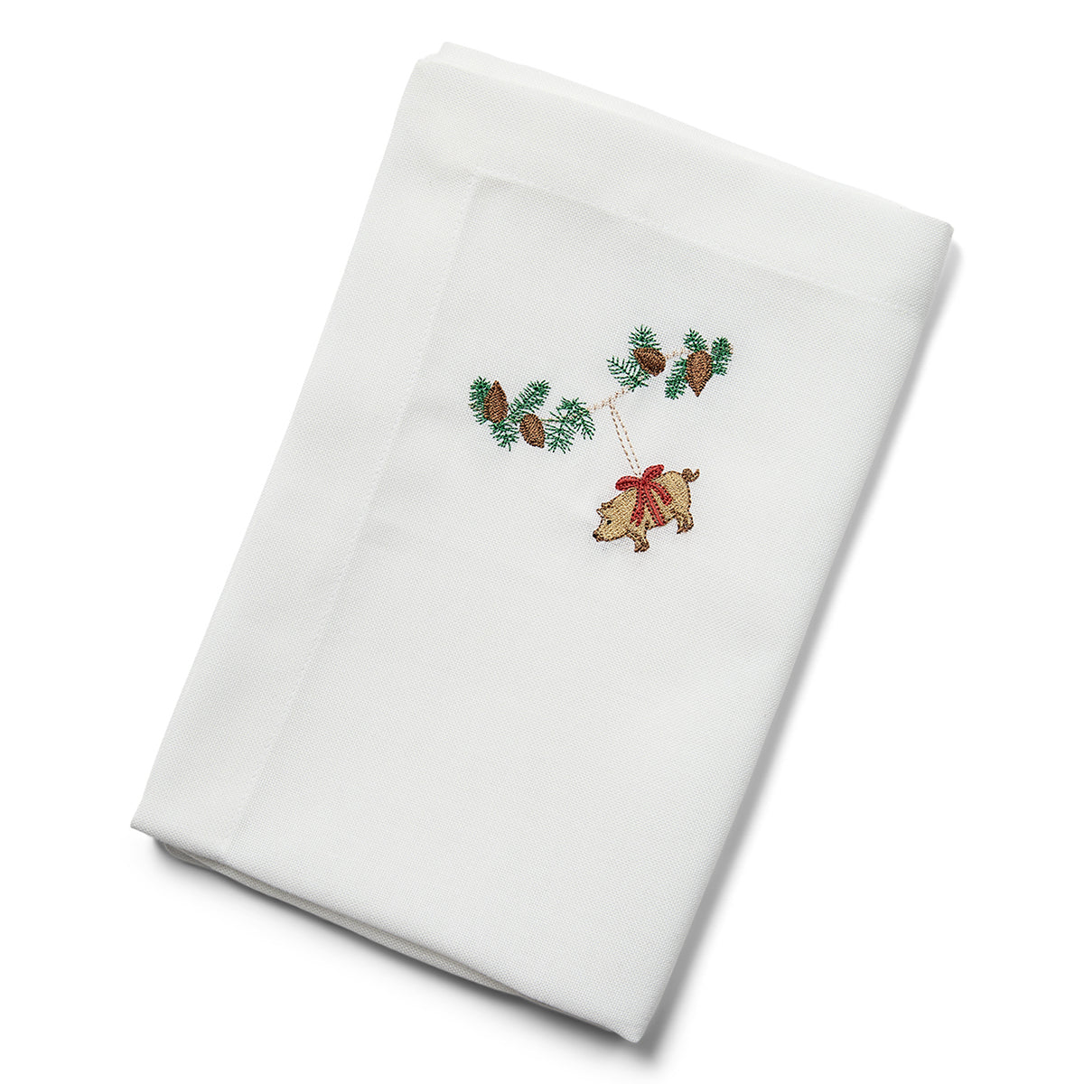 Julservett med julgris