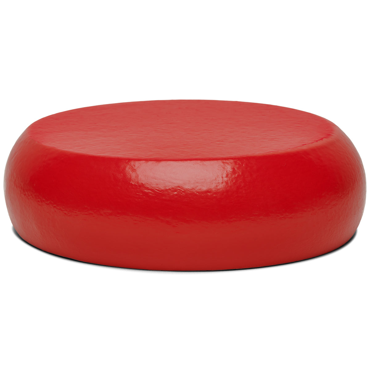 Röd flaggstångsknopp i trä