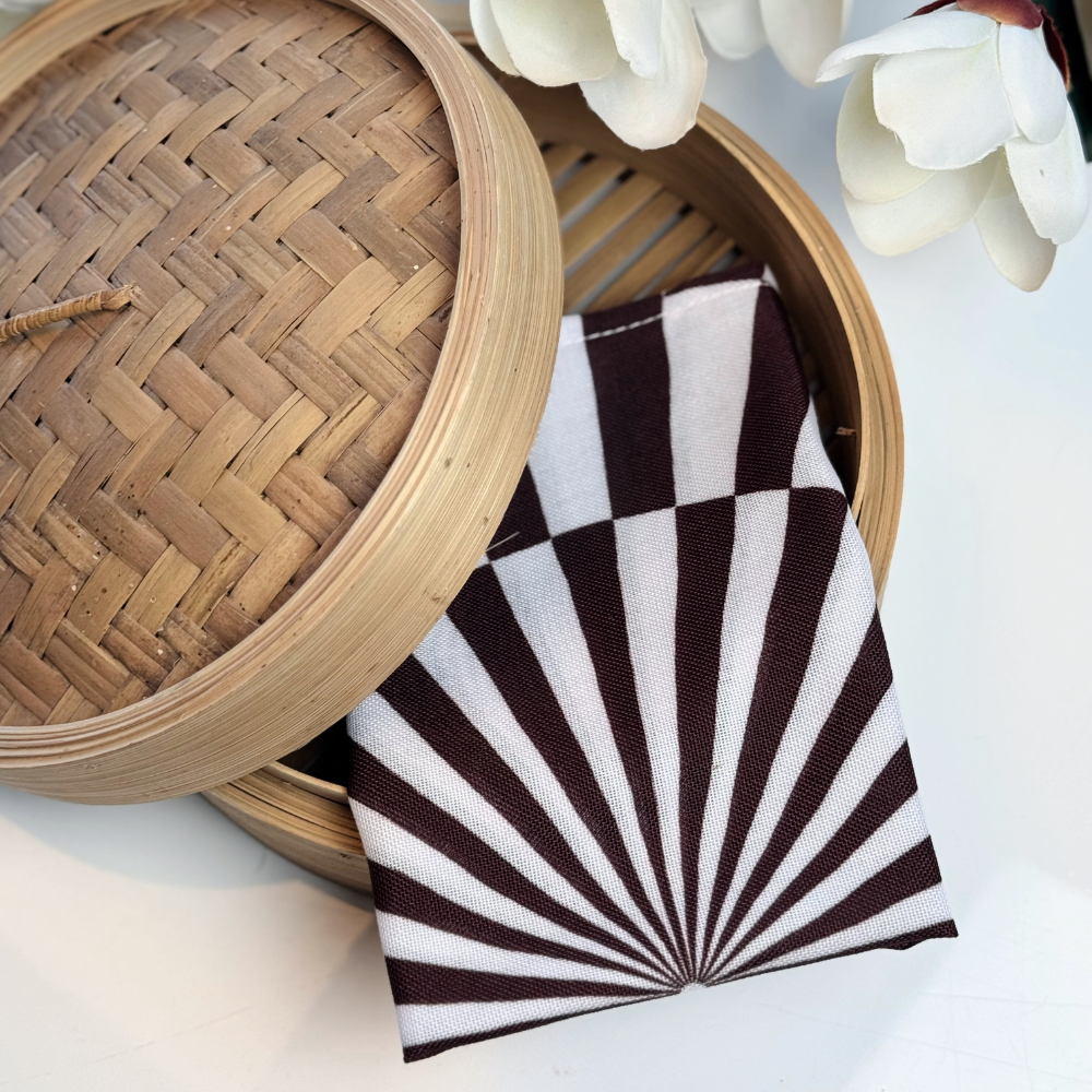 4 st. mokka cirkusservetter