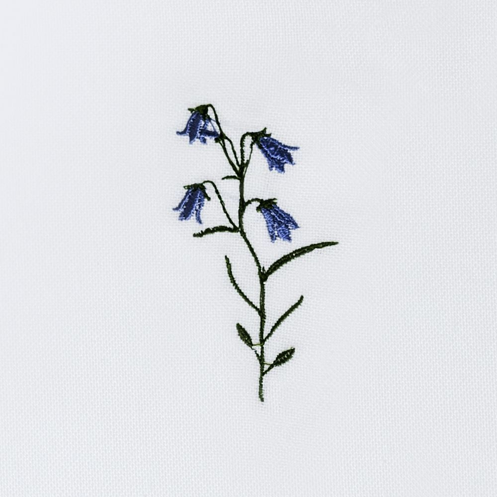Flora serviet med klokkeblomst