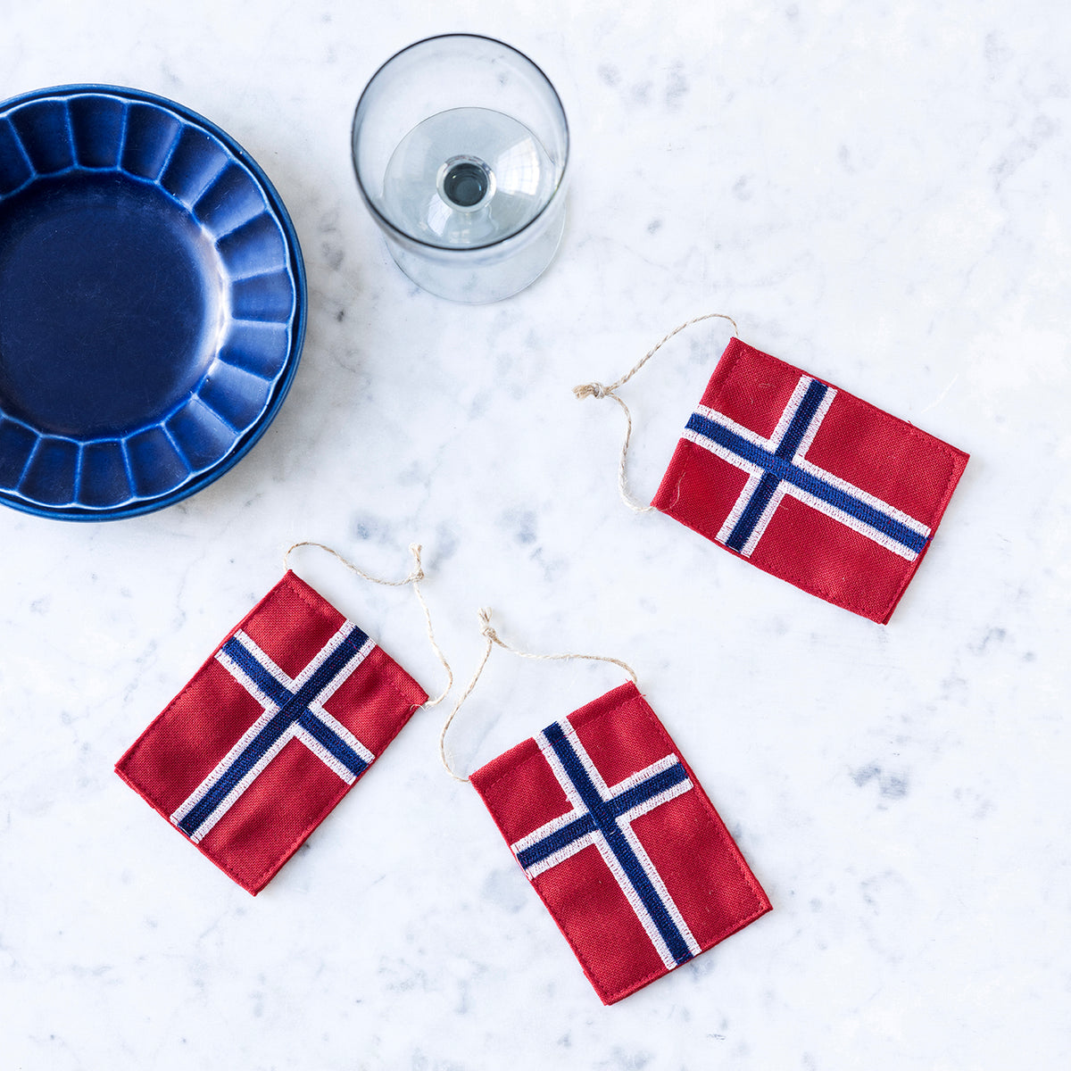 Norska dekorationsflaggor