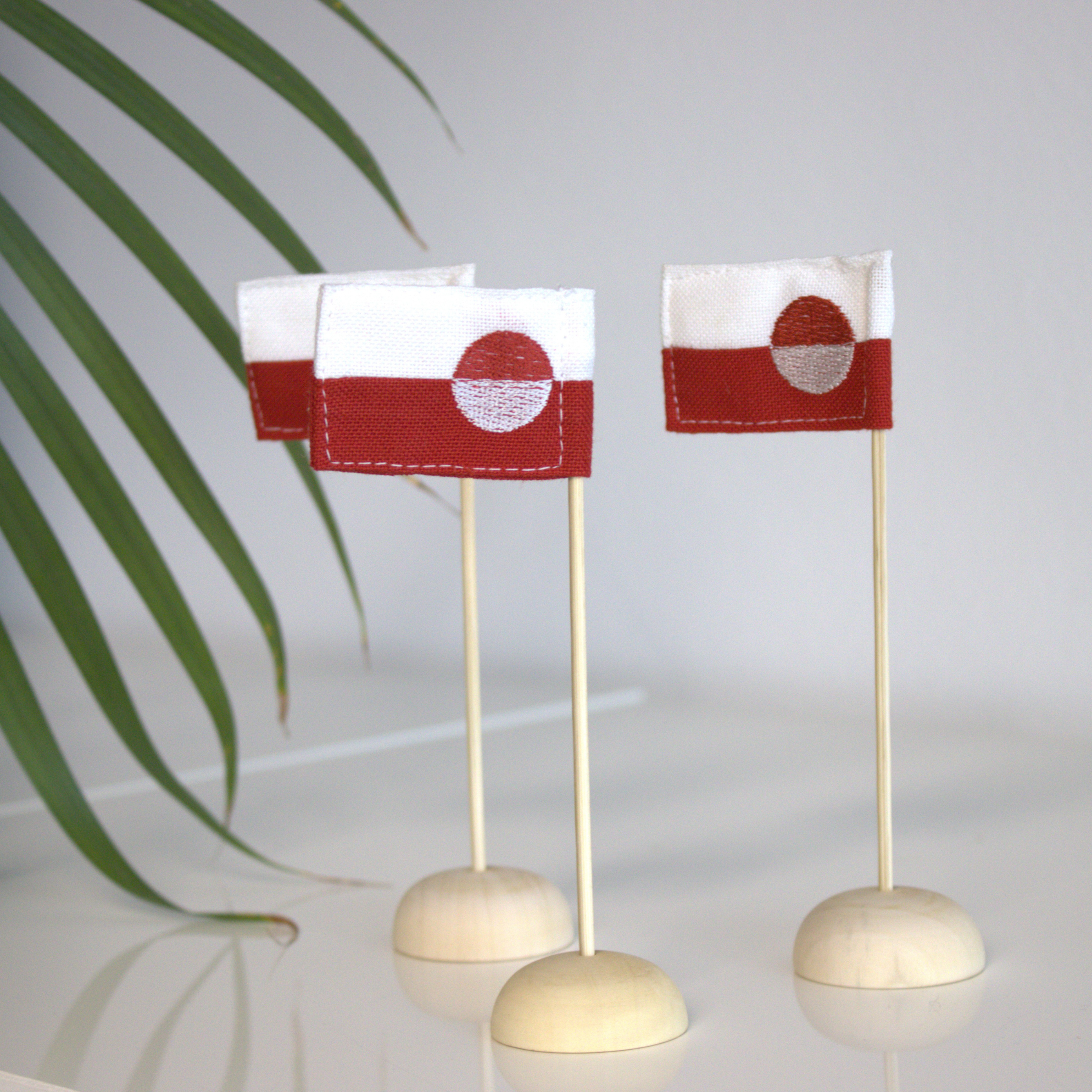 Minibordsflagga Grönland