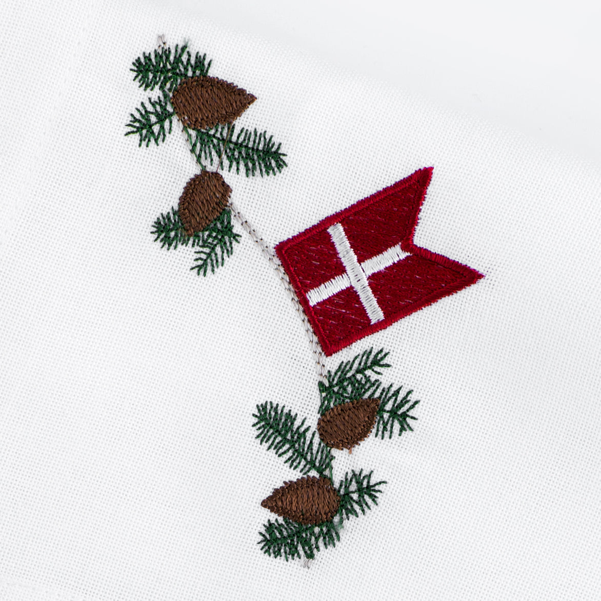 Julservett med Dannebrogen