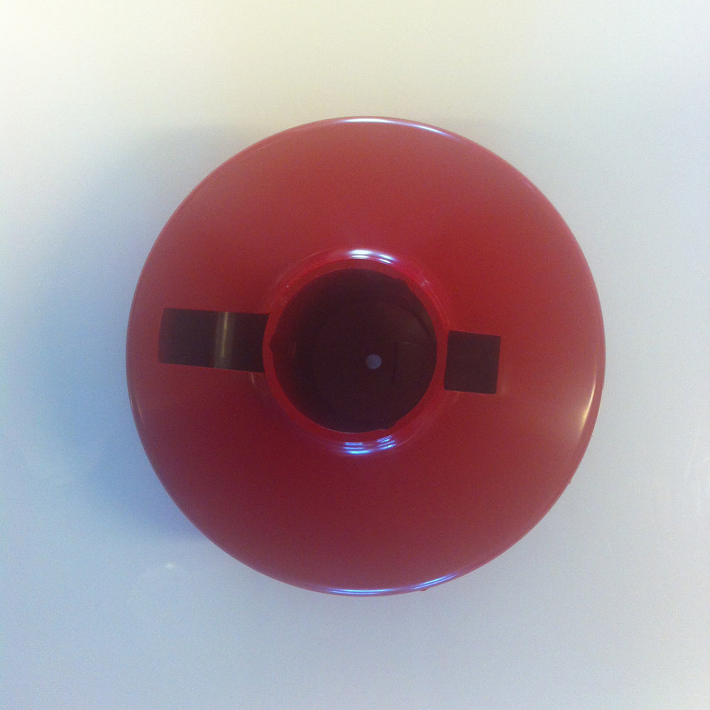 Röd flaggstångsknopp i plast