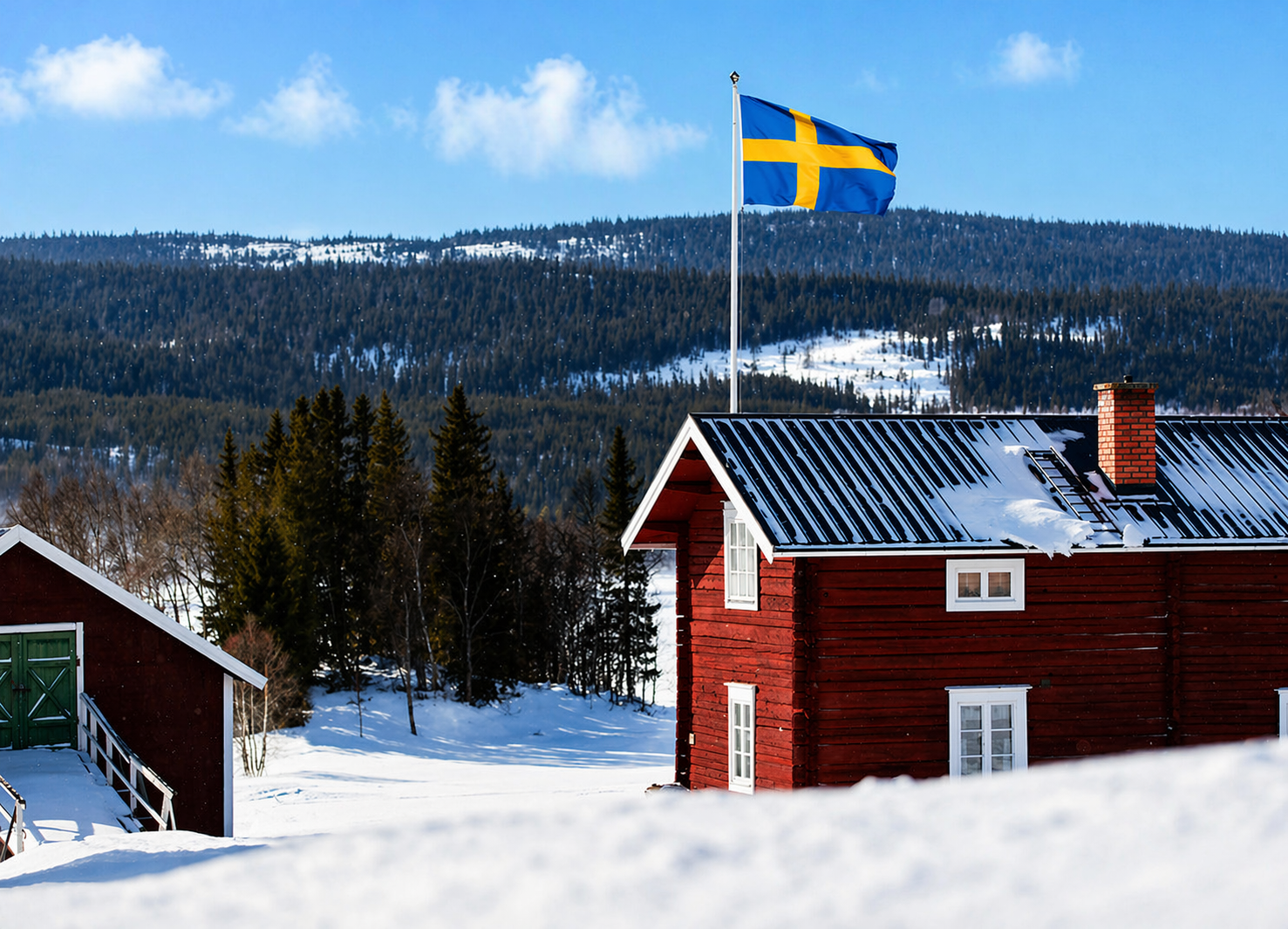 Svensk flagga - original