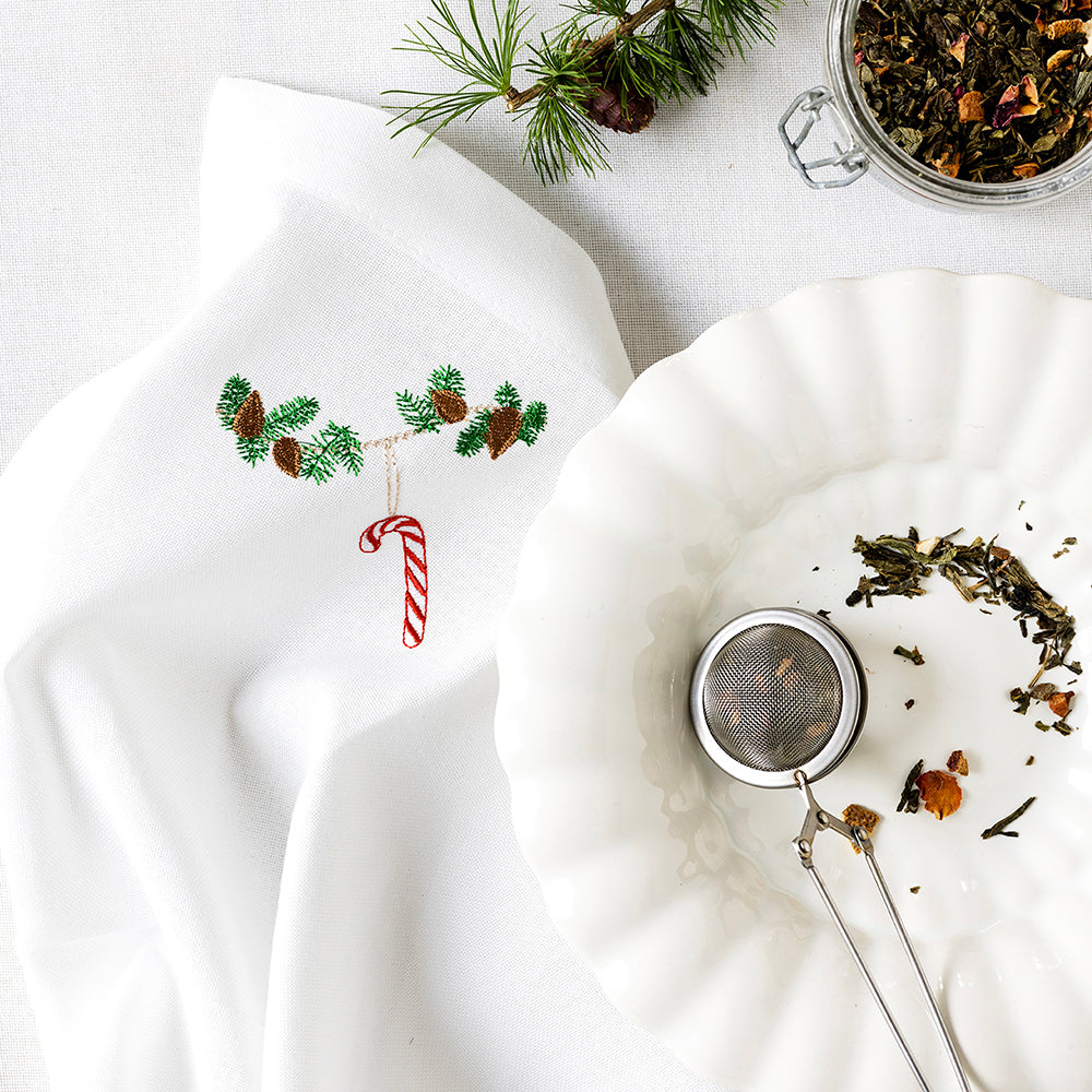 Julservett med julkäpp