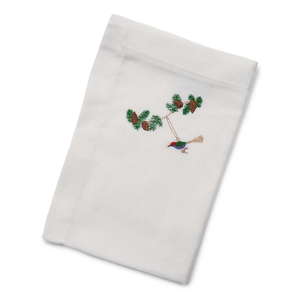 Julservett med fågel