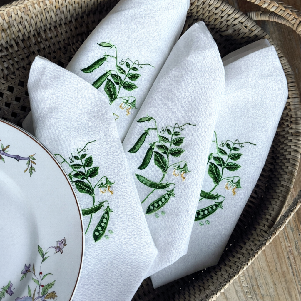 Servett med ärtor - 2 st.