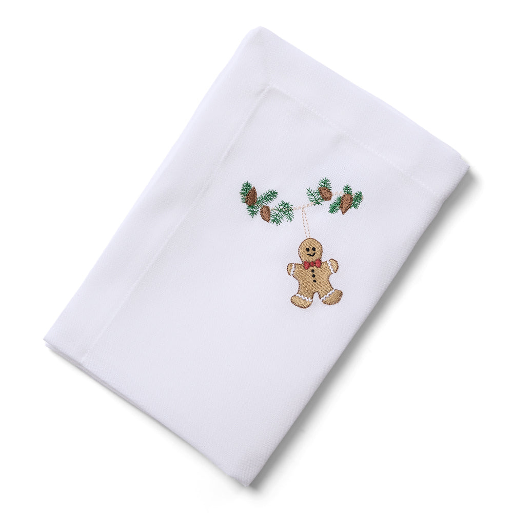 Julservett med pepparkaksgubbe