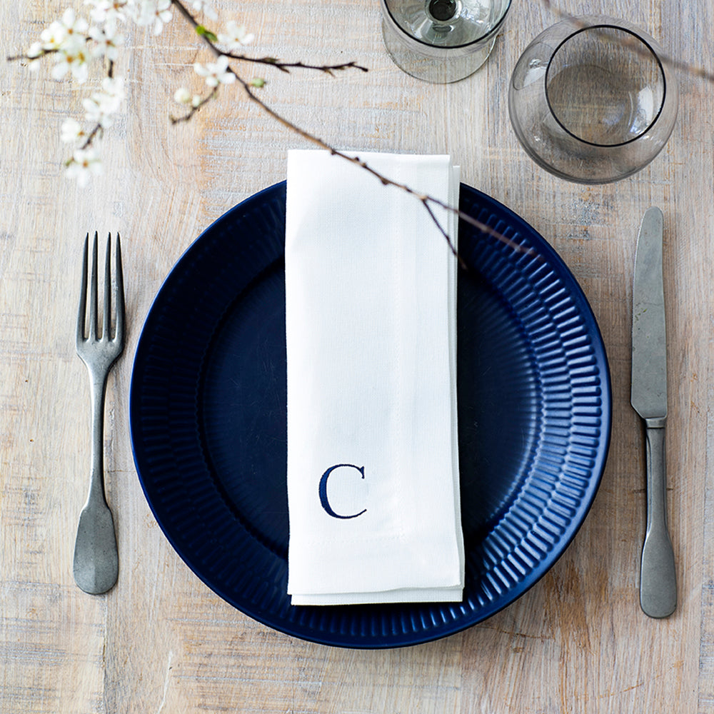 Servett med bokstäver