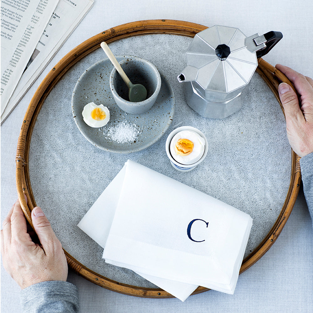 Servett med bokstäver