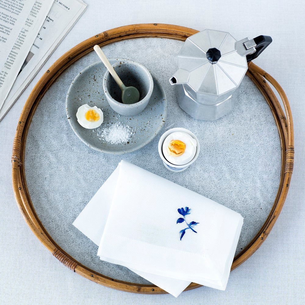 Servett med Förgätmigej