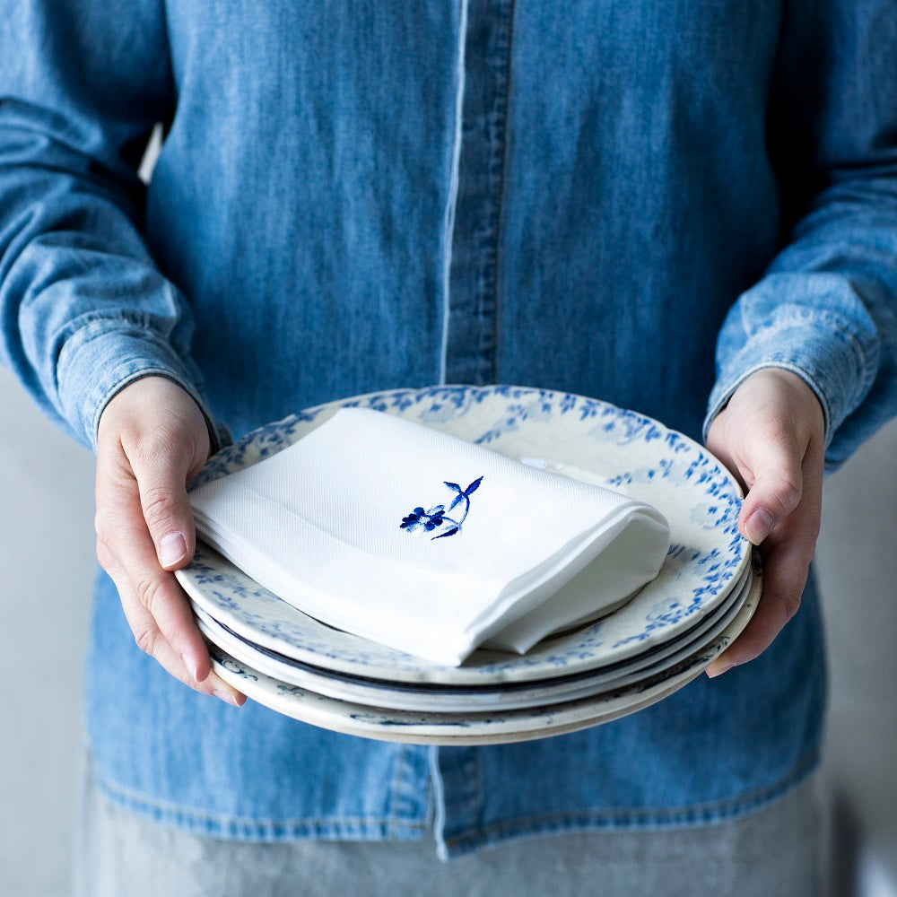 Servett med Prästkrage