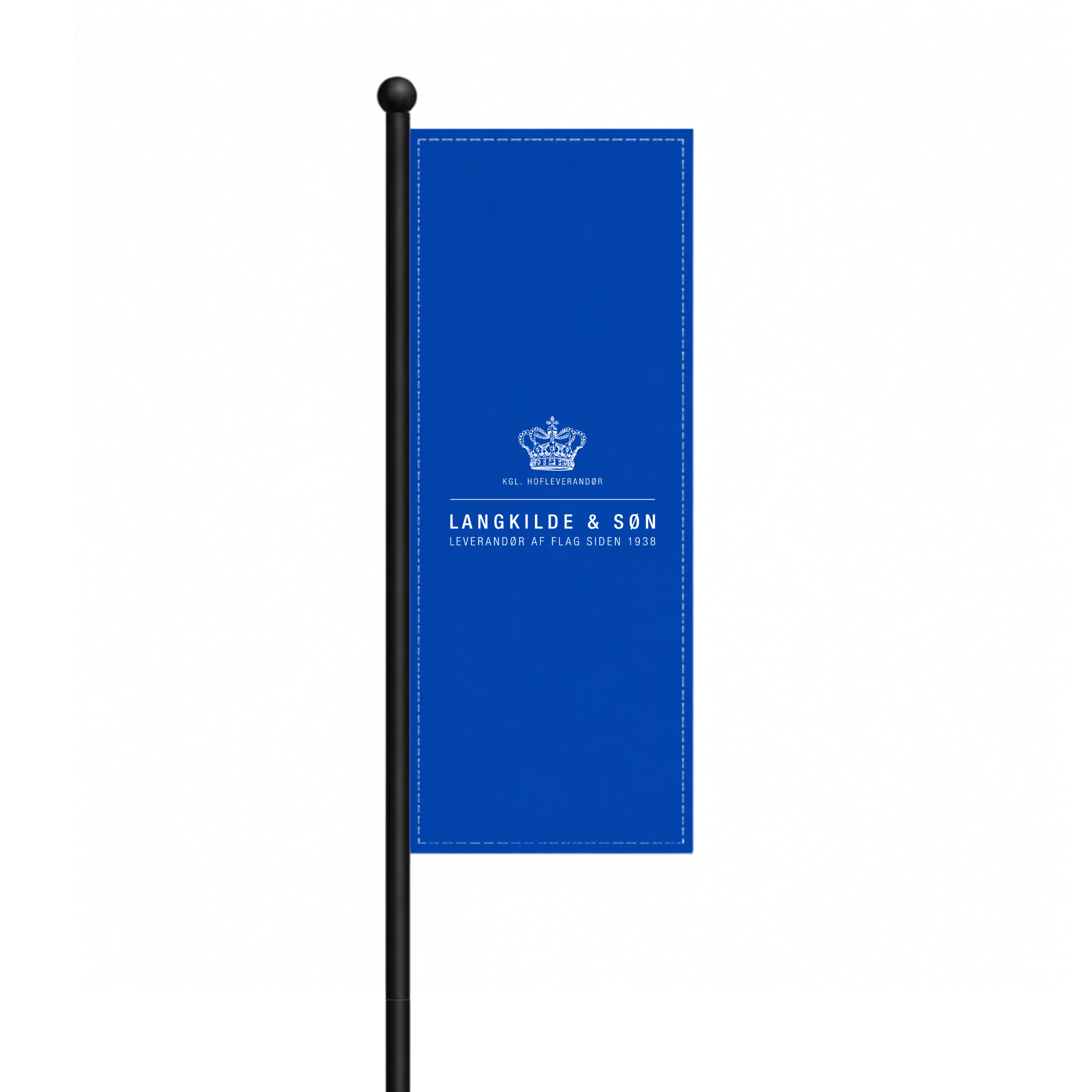 Logoflagga - högformat