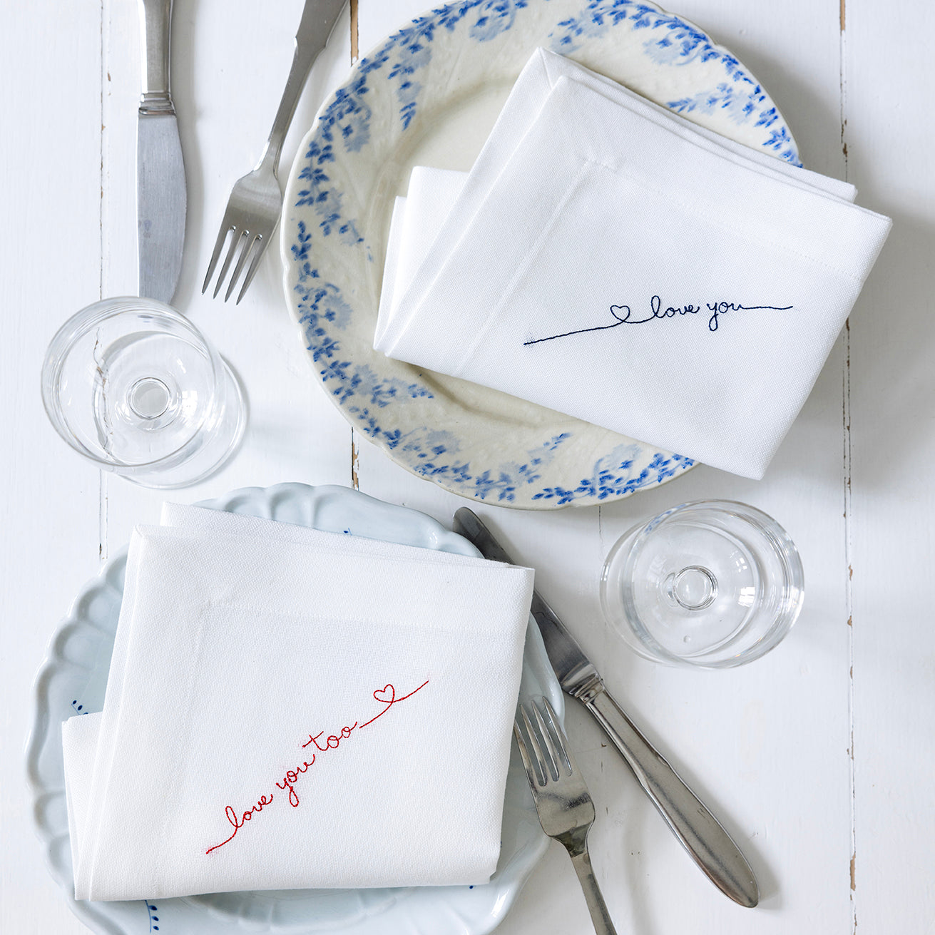 Kärleksservetter - 2 st.
