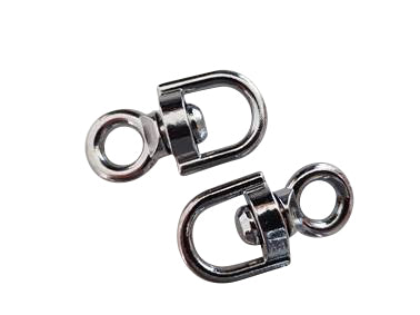 Svirvel i metall till flagga