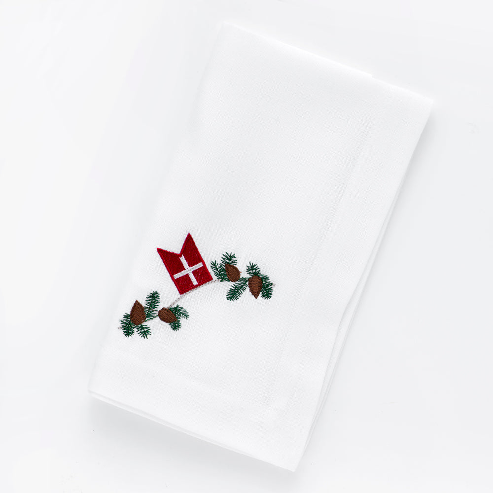 Julservett med Dannebrogen