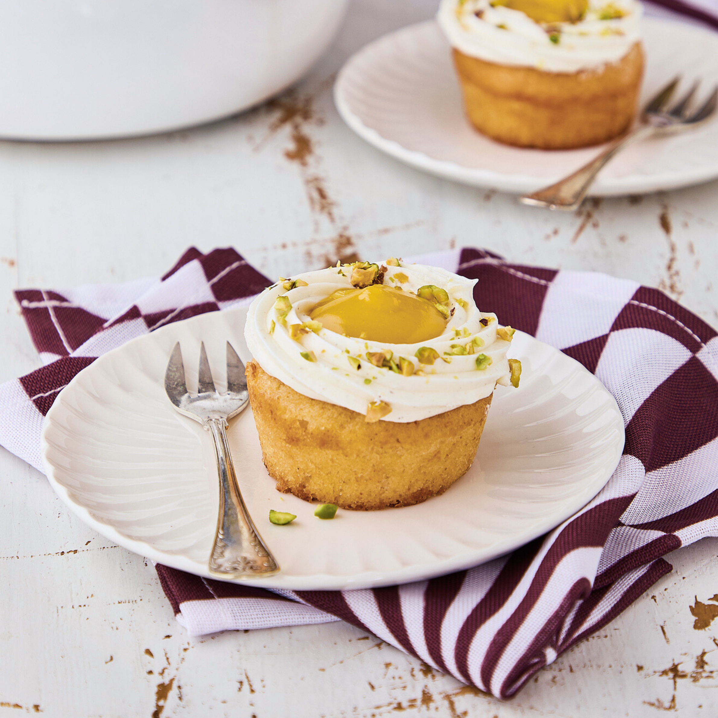 4 st. mokka cirkusservetter