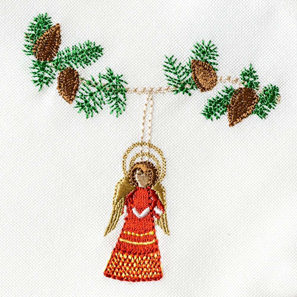 Julservett med ängel