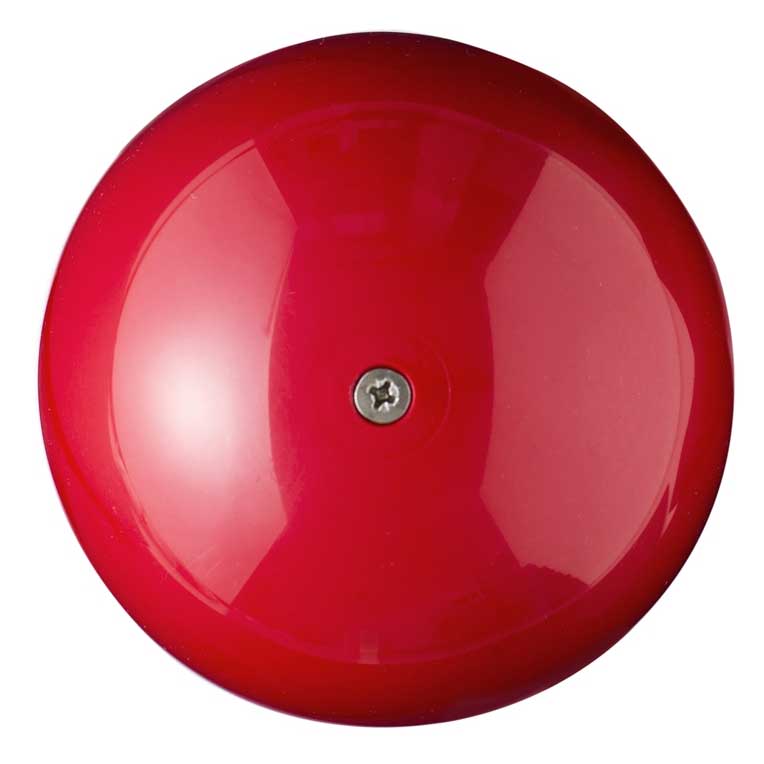 Röd flaggstångsknopp i plast