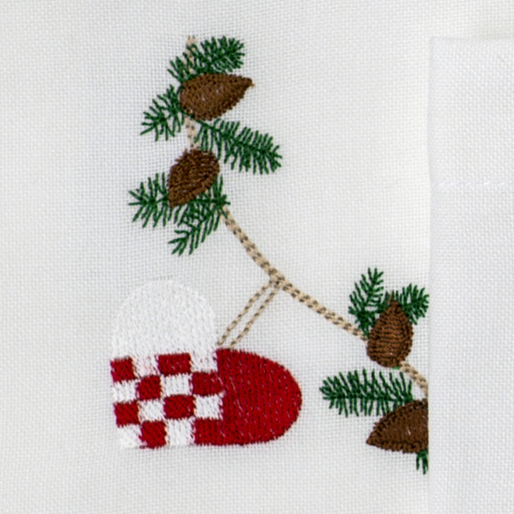 Julservett med julhjärta