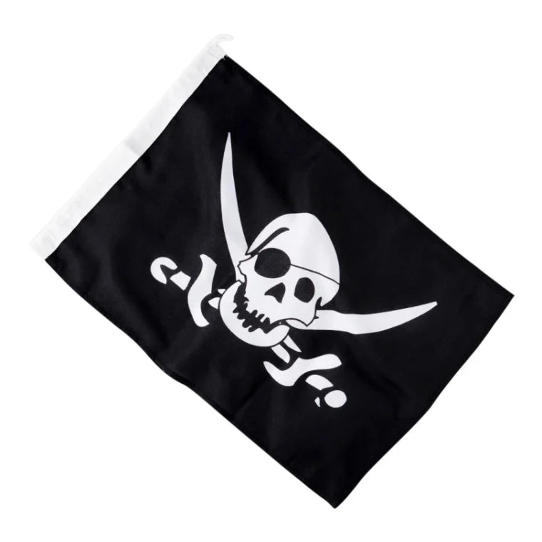 Sjörövarflagga till flaggstång eller båt