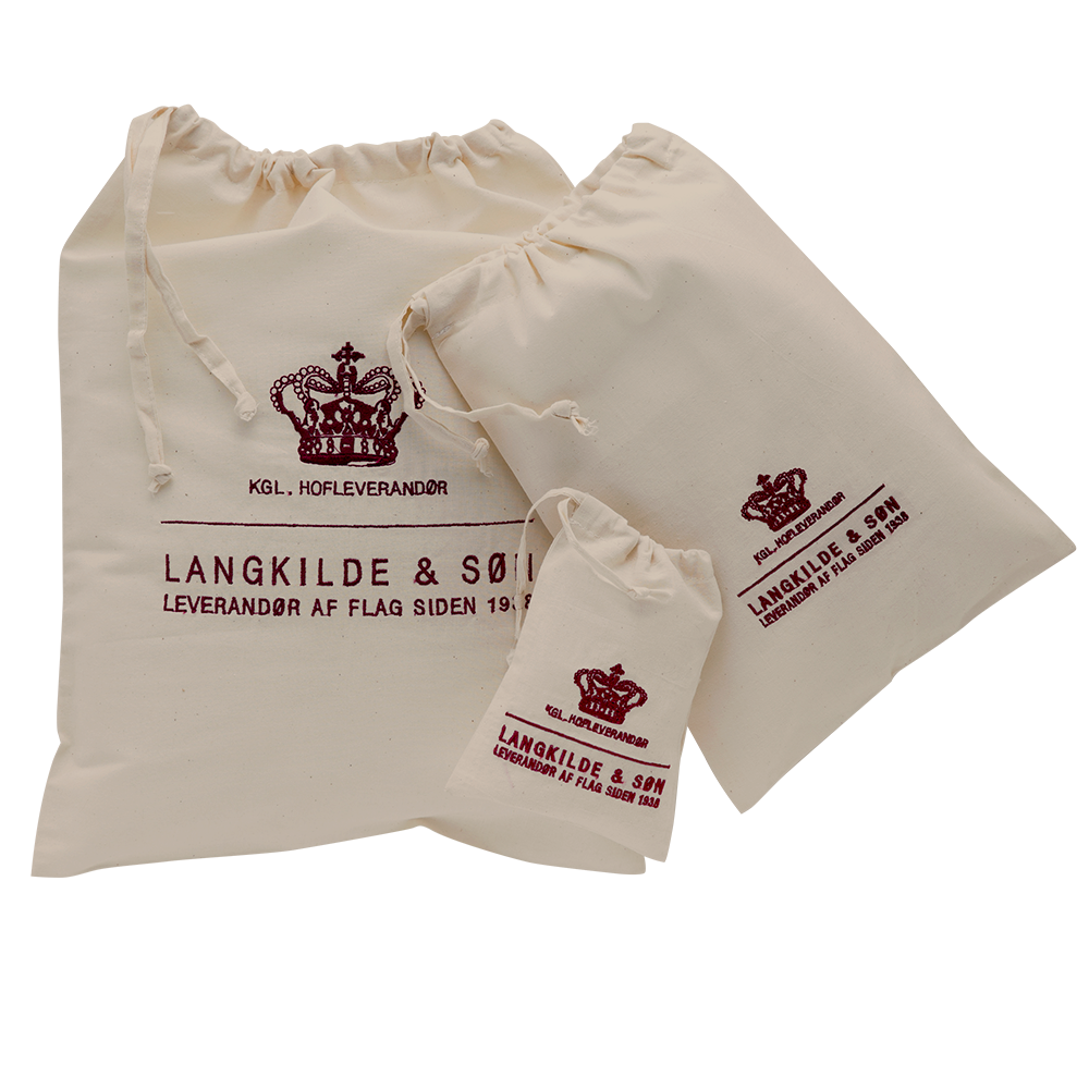 Tygpåse med broderi